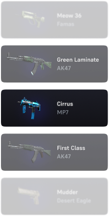 CS2 weapon skins available on Tradeit